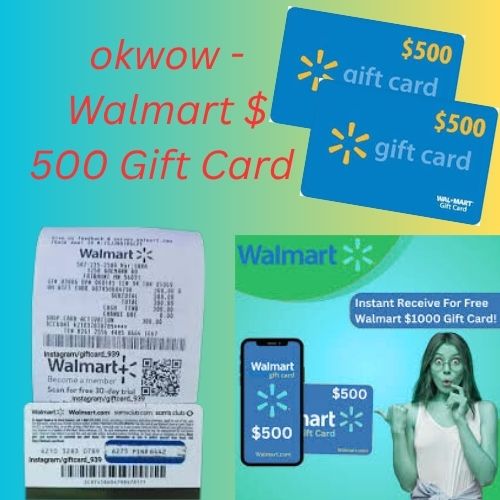 Walmart $ 500 Gift card